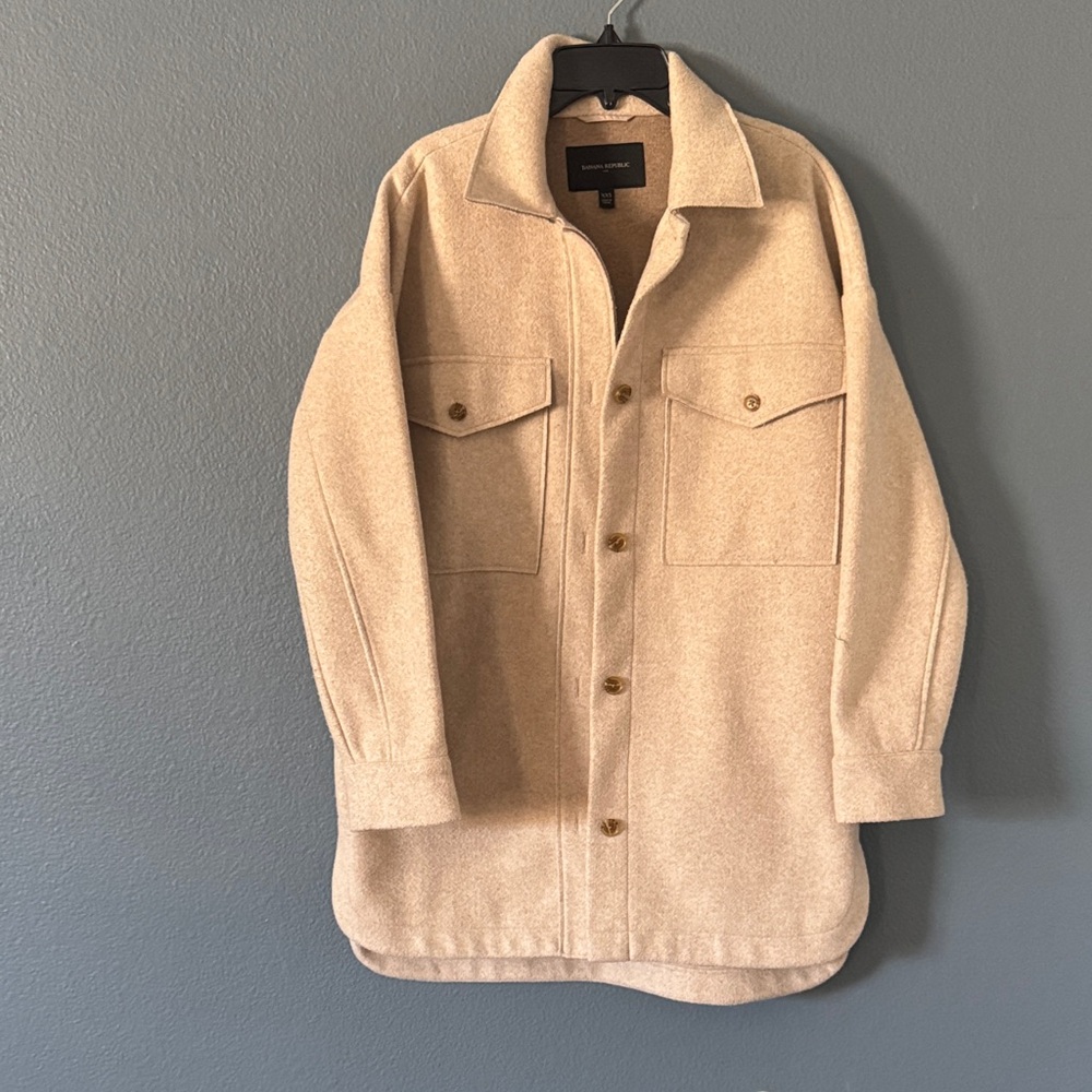 Banana Republic Light Tan Utility Jacket